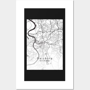 Duisburg Germany City Map Posters and Art